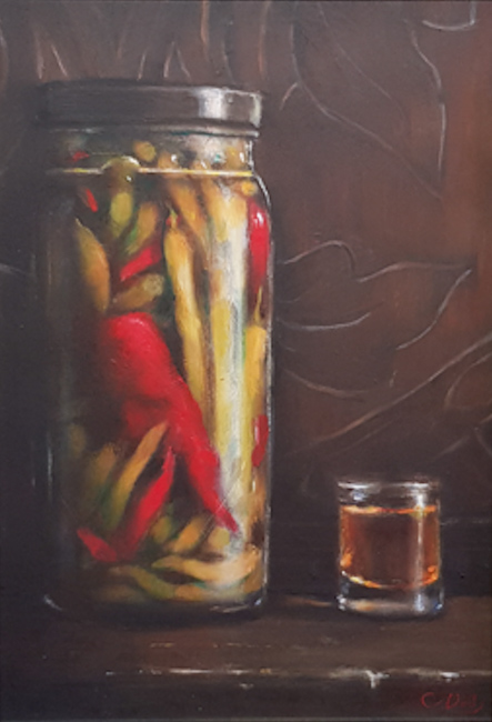 'Whisky and Chillies' by artist Chris Daly